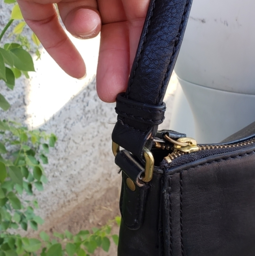 Frye Black Leather Cross Body Bag - Picture 7 of 16